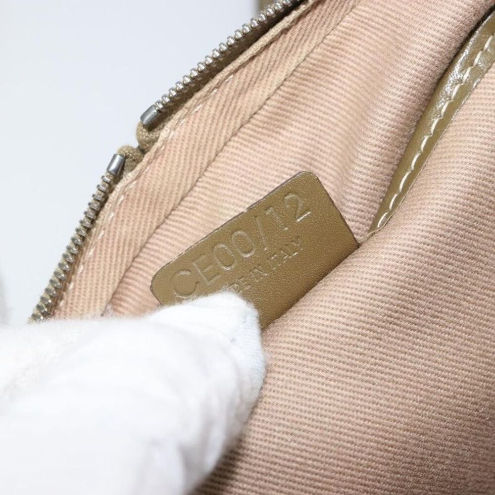 Celine C Macadam Shoulder Canvas Khaki Canvas Shoulder Bag Bag - Picture 7 of 16
